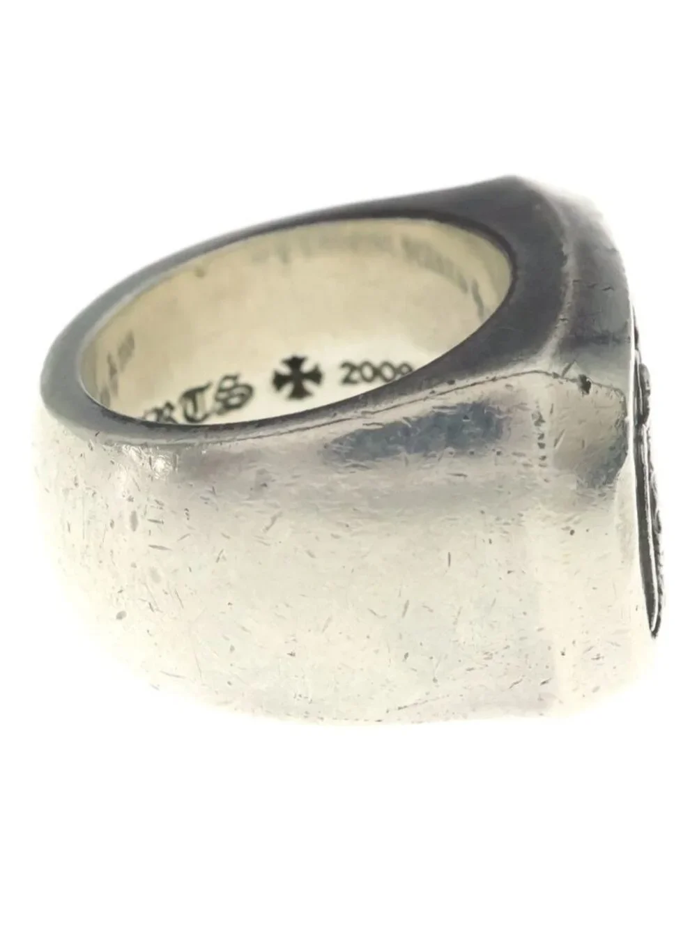 Chrome Hearts Big PJ Angel Big Ring Silver